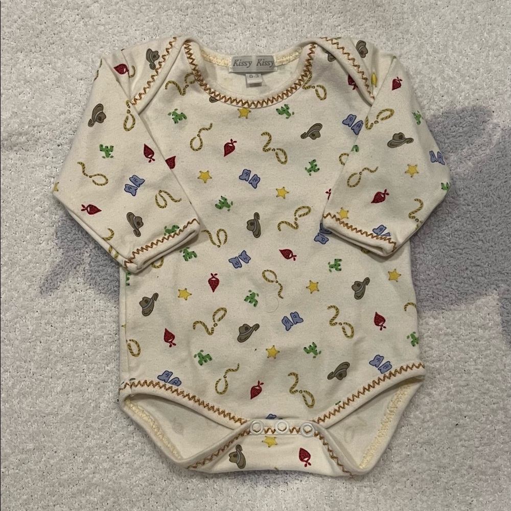 Kissy Kissy “cowboy” onesie
